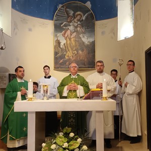 Biskup Gorski krstio peto dijete u obitelji Planinić u Župi sv. Mihaela, Zagreb - Gračani